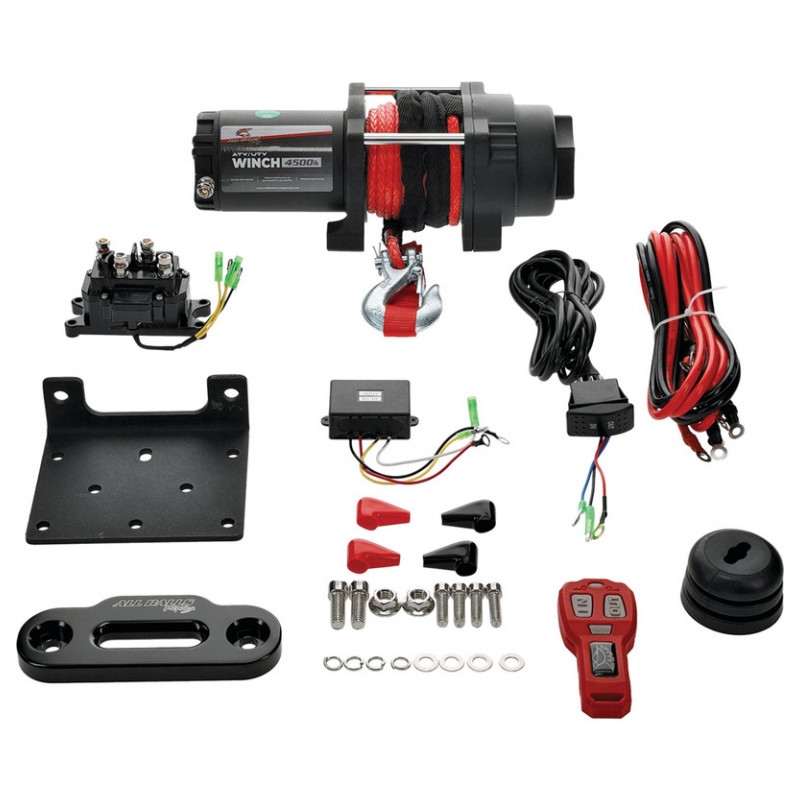 Winch All Balls Racing AB 4500LB 4-Bolt syntetický