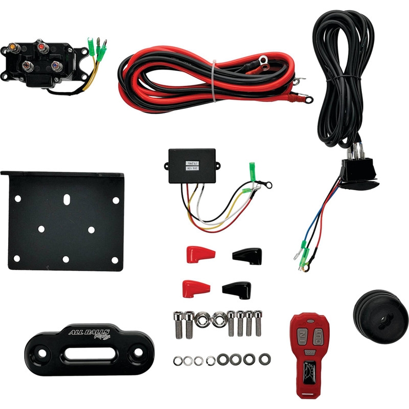 Winch All Balls Racing AB 4500LB 4-Bolt syntetický