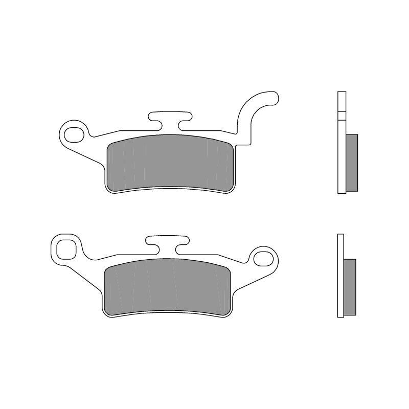 Brzdové destičky BREMBO CC SCOOTER