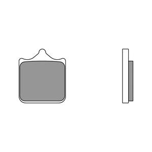 Brzdové destičky BREMBO 07BB33RC