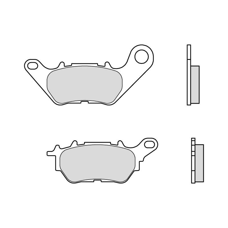 Brzdové destičky BREMBO CC ROAD výprodej