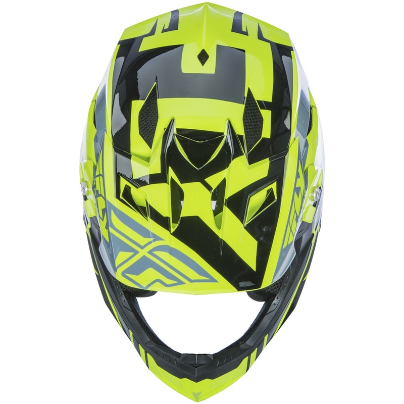 Motokrosová přilba FLY Racing DEFAULT - USA fluo žluto-černá