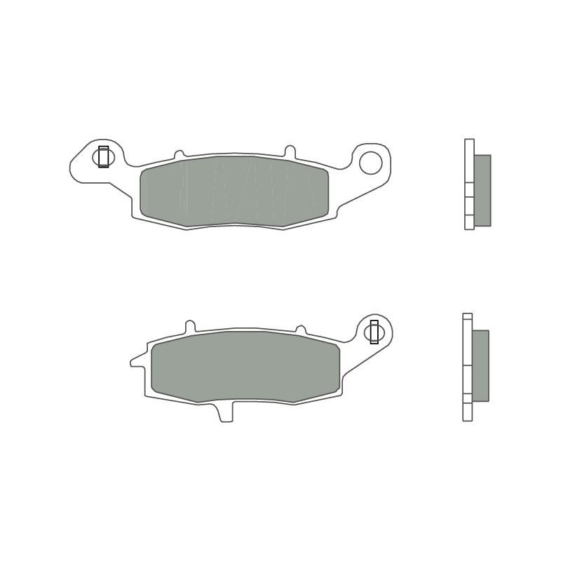 Brzdové destičky BREMBO