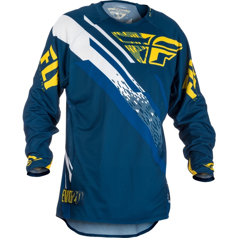 Motokrosový dres FLY Racing EVO 2018 - USA modro-žluto-bílý