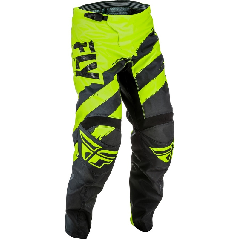 Motokrosové kalhoty FLY Racing F-16 2018 - USA černo-fluo žluté