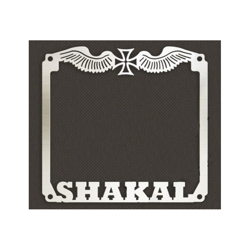 Nerezová podložka pod CZ SPZ s vlastním textem