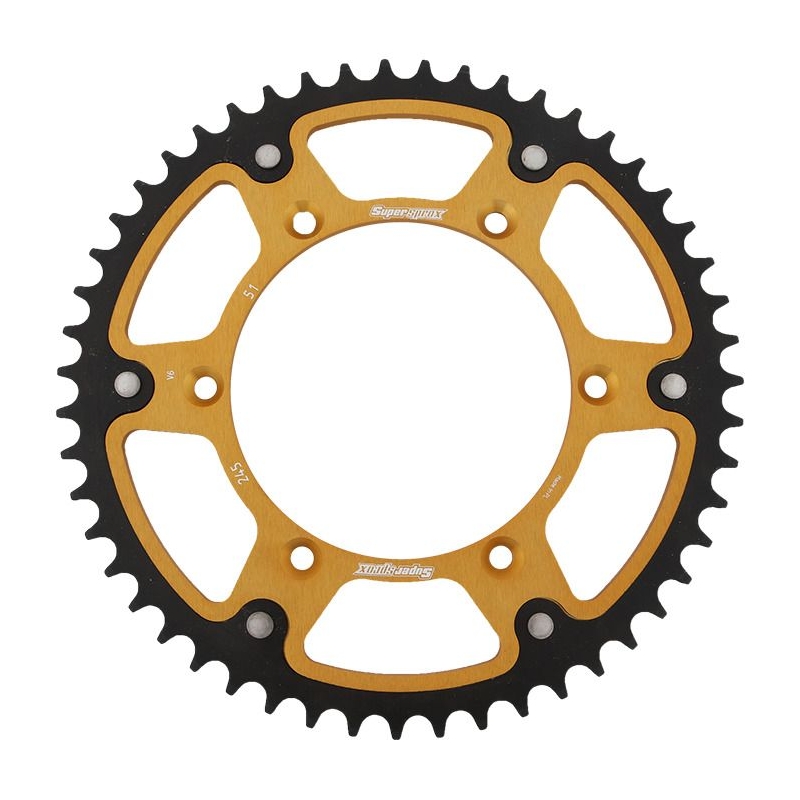 Rozeta SUPERSPROX STEALTH zlatá 51 zubů, 520