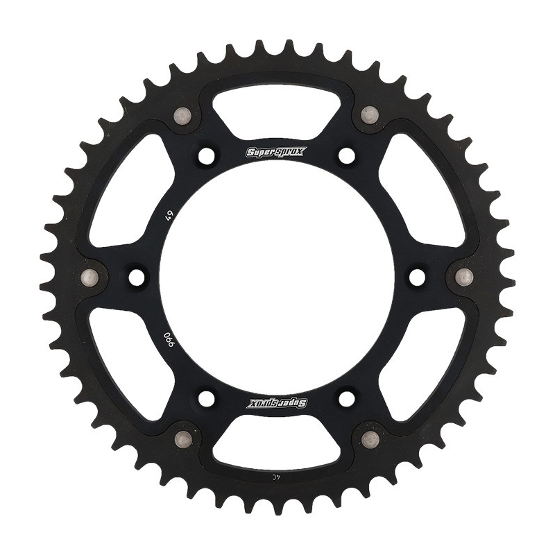 Řetězová rozeta SUPERSPROX STEALTH černý 49 zubů, 520