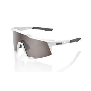 Sluneční brýle 100% SPEEDCRAFT Matte White bílo-šedé (stříbrné sklo)
