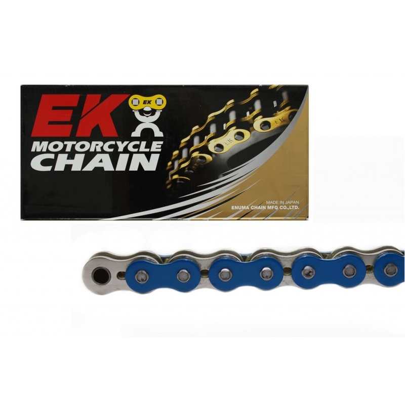 QX-kroužkový řetěz EK 520 SRX 120 článků modrá