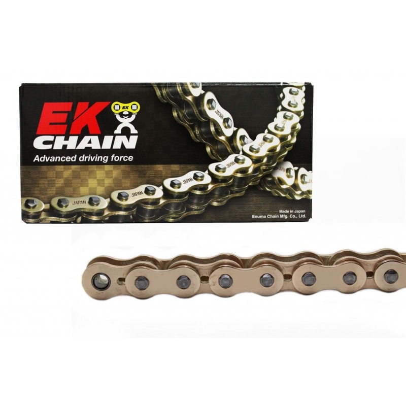QX-kroužkový řetěz OEM kvality EK 530 MVXZ2 114 článků, Zlato/Zlatý