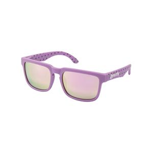 Sluneční brýle Meatfly Memphis dots fialové