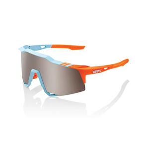 Sluneční brýle 100% SPEEDCRAFT Soft Tact Two Tone modro-oranžové (HIPER stříbrné sklo)