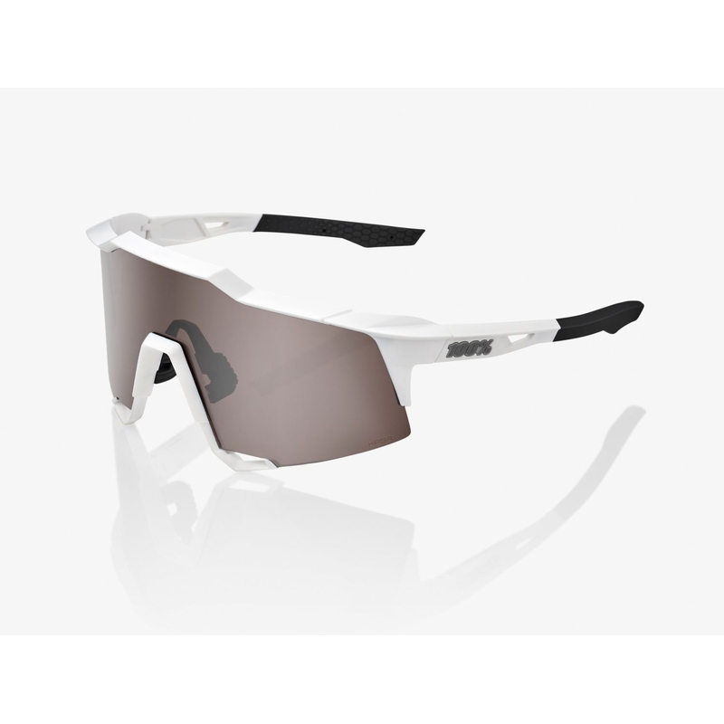 Sluneční brýle 100% SPEEDCRAFT bílo-šedé (HIPER stříbrné sklo)
