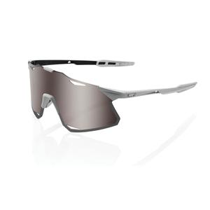 Sluneční brýle 100% HYPERCRAFT Matte Stone Grey šedé (HIPER stříbrné sklo)
