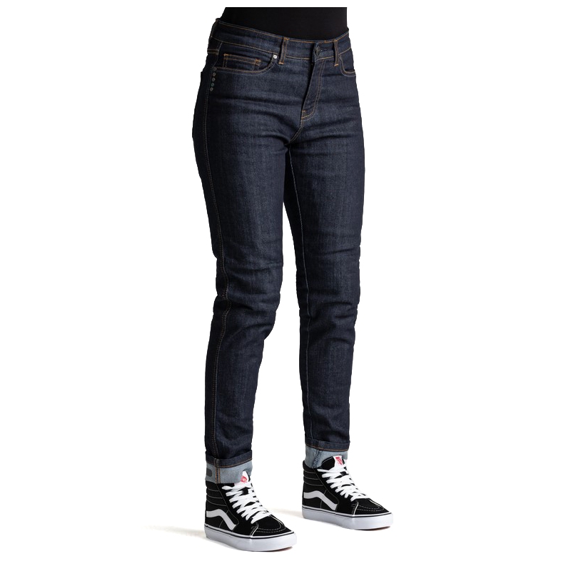 Dámské jeansy na motorku BROGER California tmavě modré výprodej