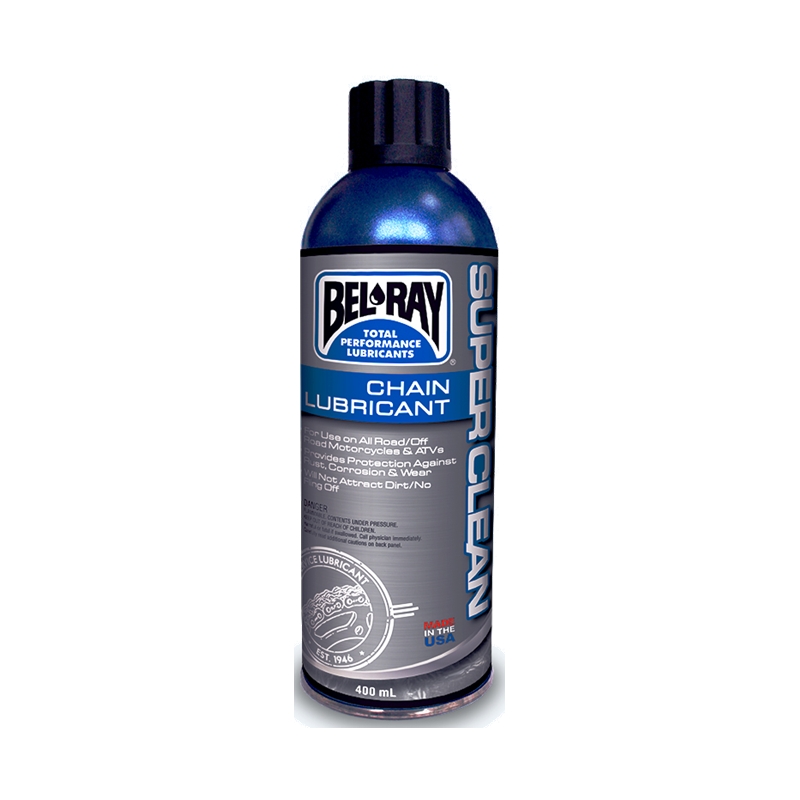 Mazivo na řetěz Bel-Ray SUPERCLEAN CHAIN LUBRICANT (400ml sprej)