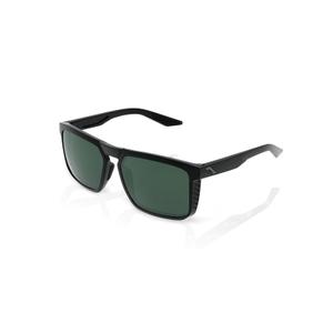 Sluneční brýle 100% RENSHAW černé (zelená skla)
