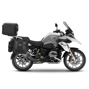 Kompletní sada sedlových brašen SHAD TERRA TR40 a  černého hliníkového 37L topcase, včetně montážní sady SHAD BMW R 1200 GS Adventure/ R 1250 GS Adventure