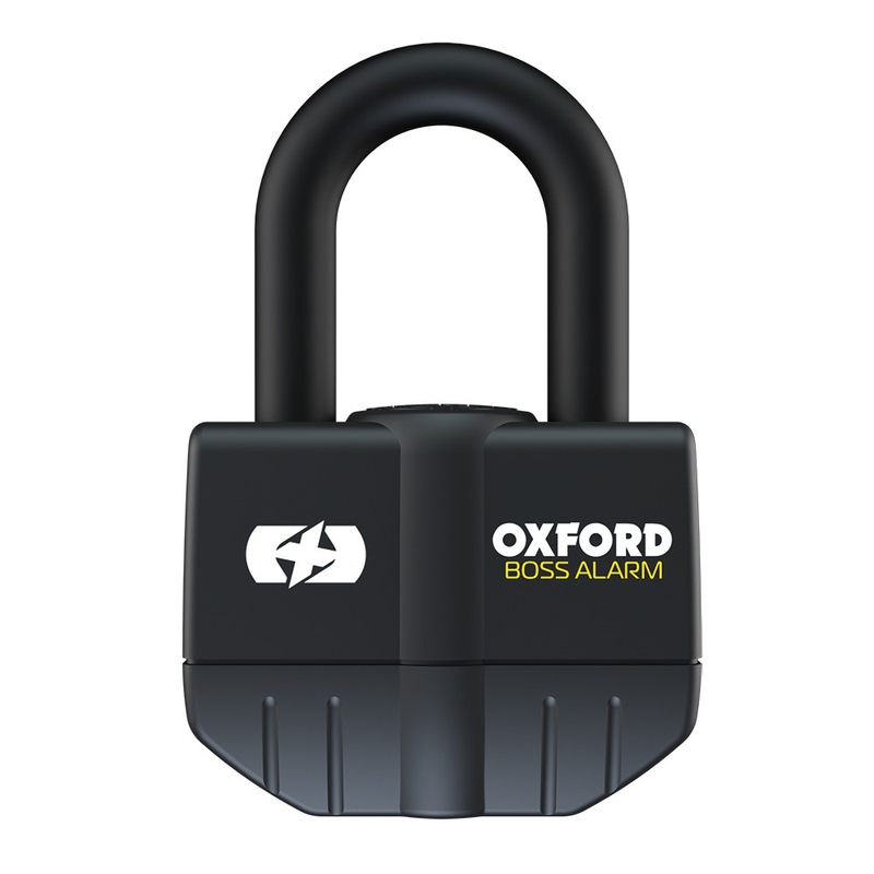 Zámek kotoučové brzdy Oxford U Profil Big Boss Alarm černý