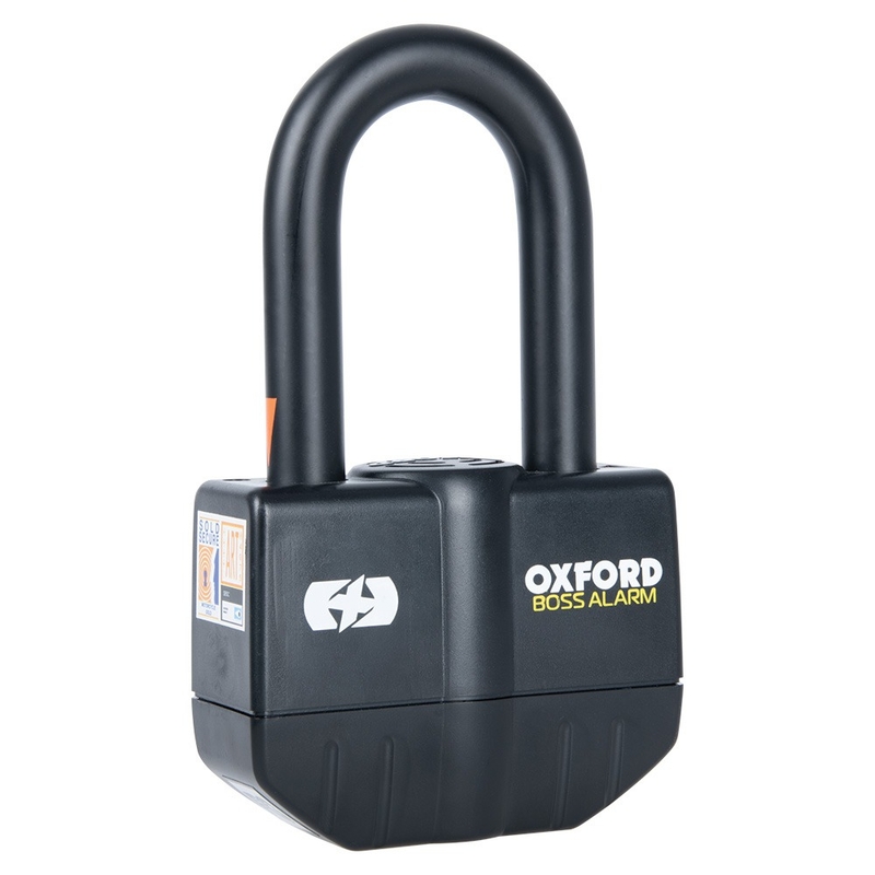 Zámek kotoučové brzdy Oxford U Profil Big Boss Alarm černý
