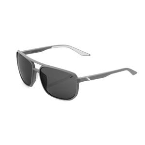 Sluneční brýle 100% KONNOR šedé (černá skla)