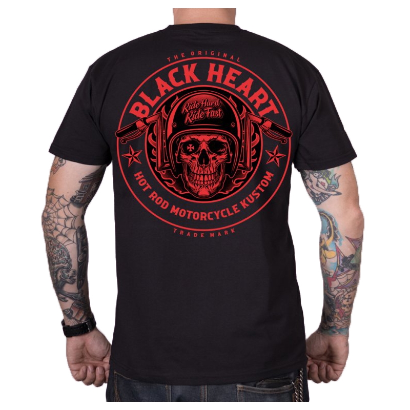 Pánské triko Black Heart Hellman černé