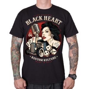 Pánské triko Black Heart Victoria černé