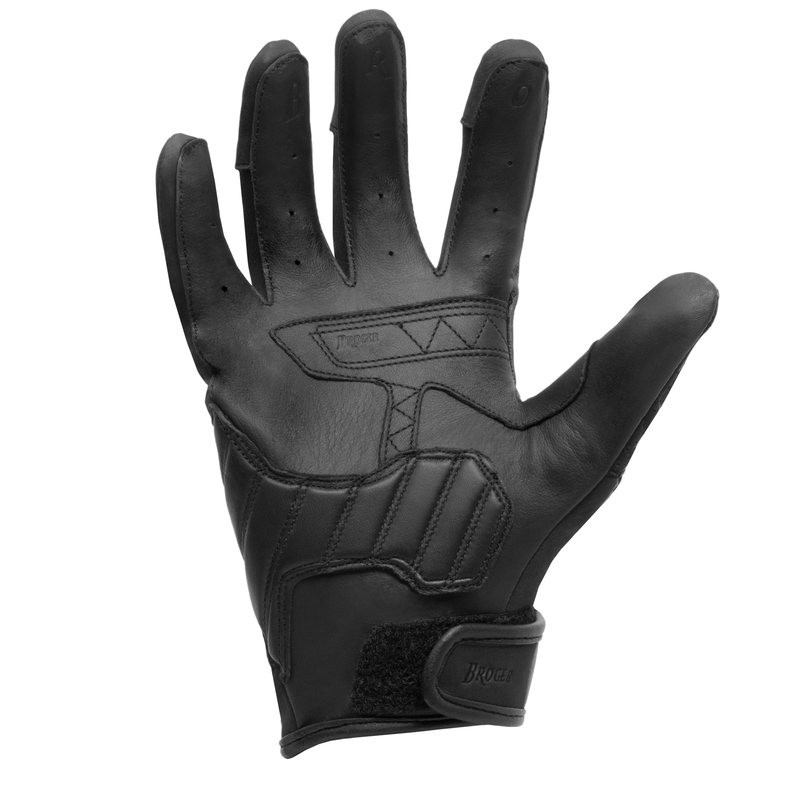 Dámské rukavice na motorku BROGER California černé výprodej