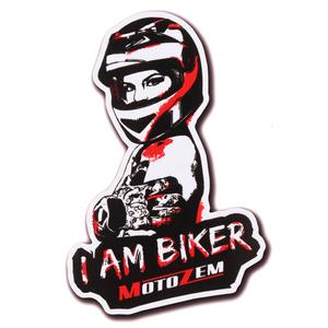 Magnetka MotoZem I Am Biker - Woman