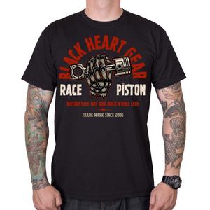 Pánské triko Black Heart Race Piston černé