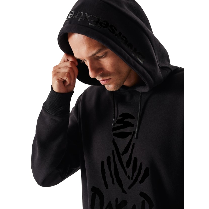 Pánská mikina DAKAR Hoody 3 černá výprodej