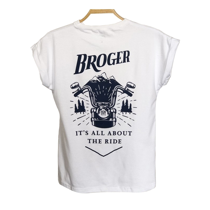 Dámské triko BROGER Alaska bílé