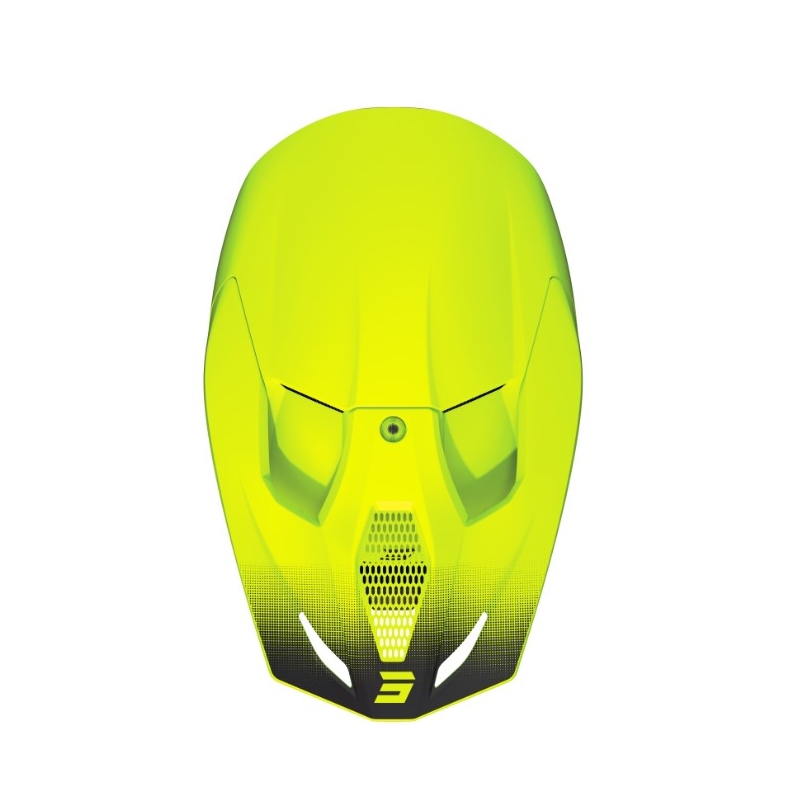 Motokrosová přilba Shot Race Raw černo-fluo žlutá výprodej