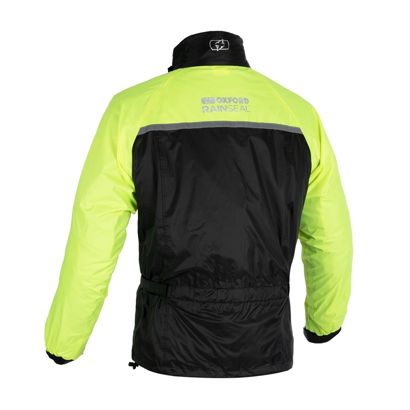 Bunda do deště Oxford Rain Seal 22 černo-fluo žlutá