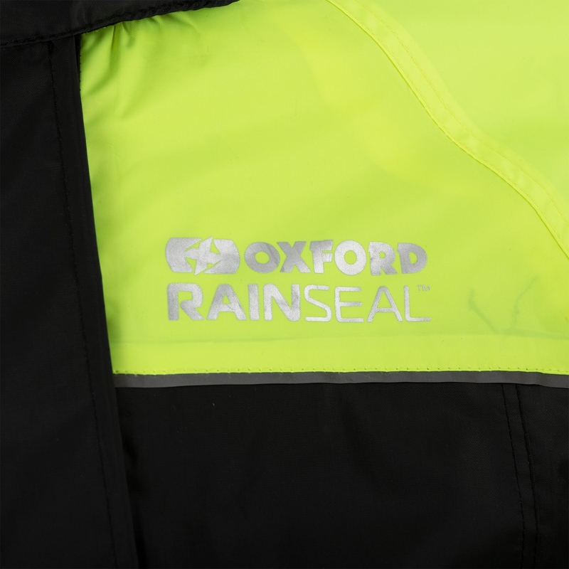 Bunda do deště Oxford Rain Seal 22 černo-fluo žlutá