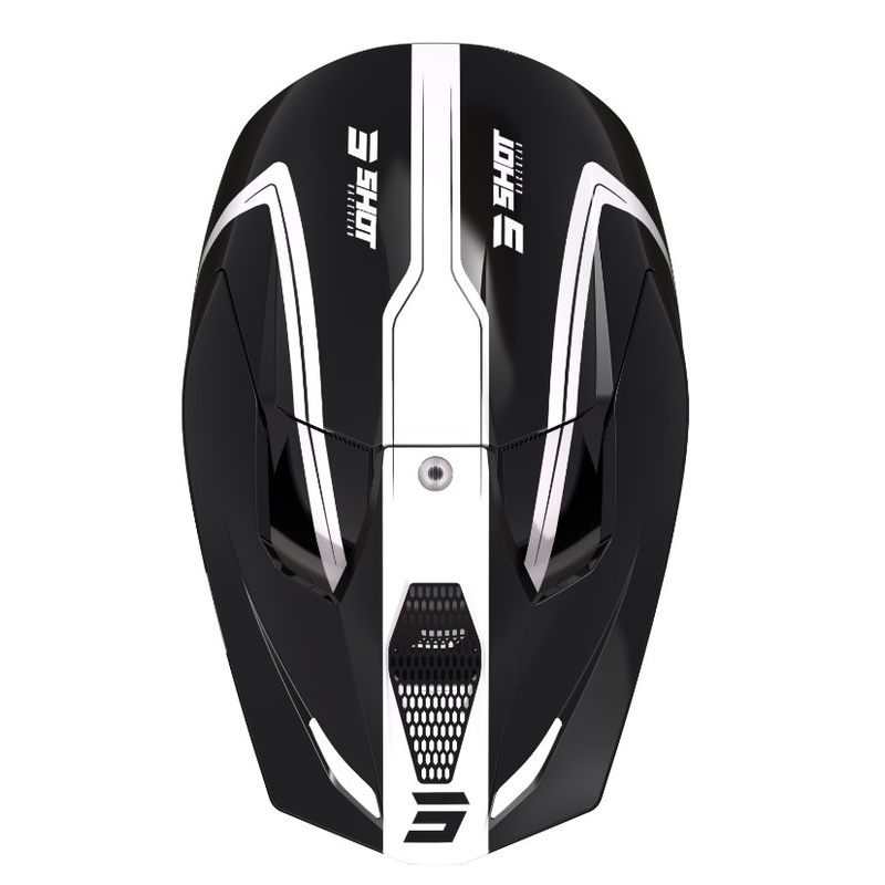 Motokrosová přilba Shot Furious Reflex bílo-černá výprodej