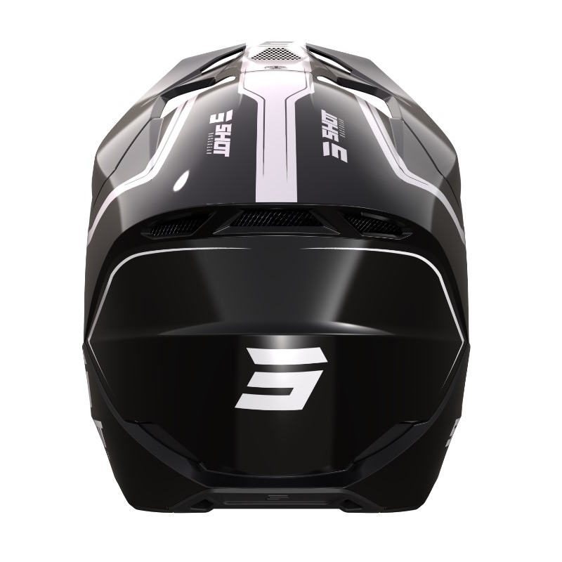 Motokrosová přilba Shot Furious Reflex bílo-černá výprodej