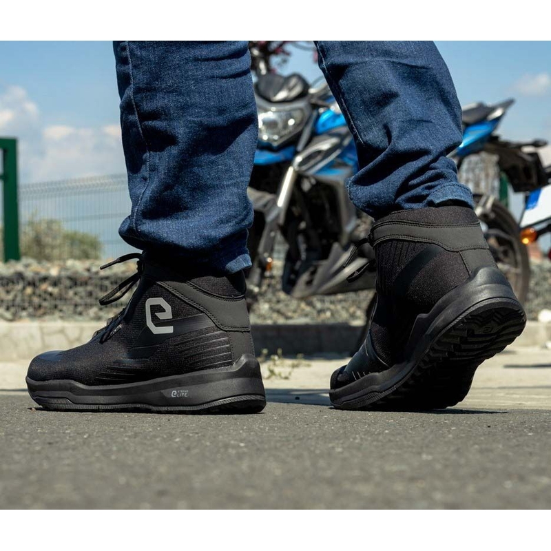 Boty na motorku Eleveit Town WP černé