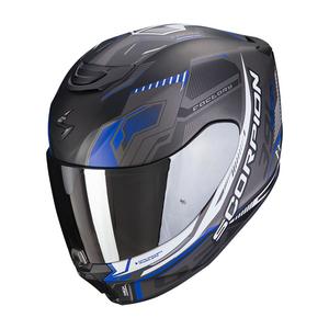 Integrální přilba na motorku Scorpion EXO-391 Haut černo-stříbrno-modrá