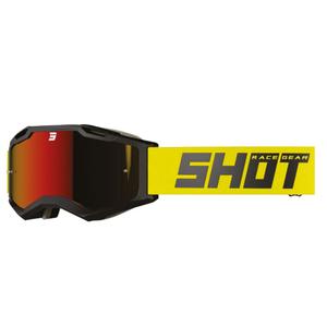 Motokrosové brýle Shot Iris 2.0 Solid černo-žluté