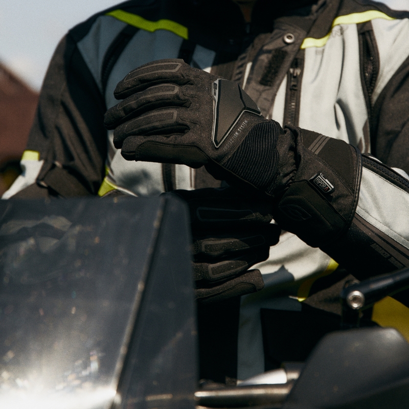 Rukavice na motorku Ozone Touring WP černé