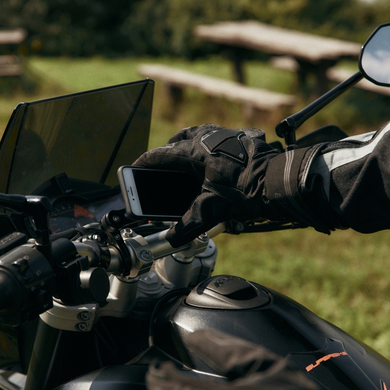 Rukavice na motorku Ozone Touring WP černé