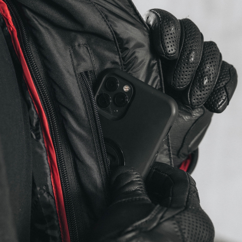 Bunda na motorku Ozone Pulse černo-šedá