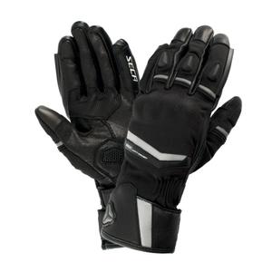 Dámské rukavice na motorku SECA Compass HTX černé výprodej