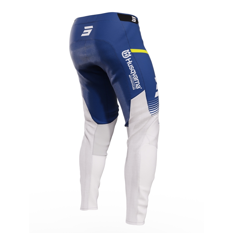 Motokrosové kalhoty Shot Aerolite Husqvarna LE 2023 bílo-modré výprodej