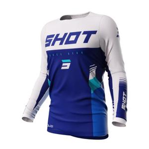 Motokrosový dres Shot Contact Tracer modro-bílý