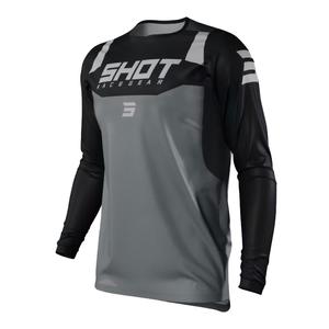 Motokrosový dres Shot Chase šedo-černý výprodej