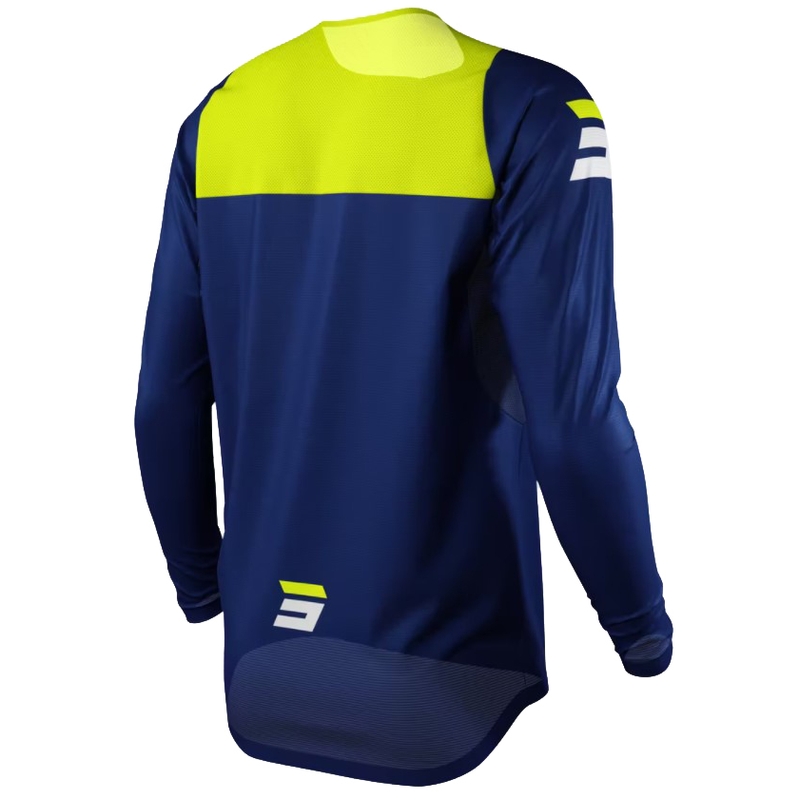 Motokrosový dres Shot Chase modro-bílo-žlutý výprodej