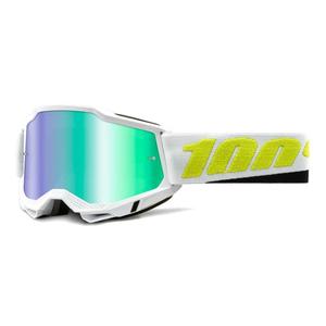 Motocyklové brýle 100% ACCURI 2 Payeto černo-žluto-bílé (zelené plexi)